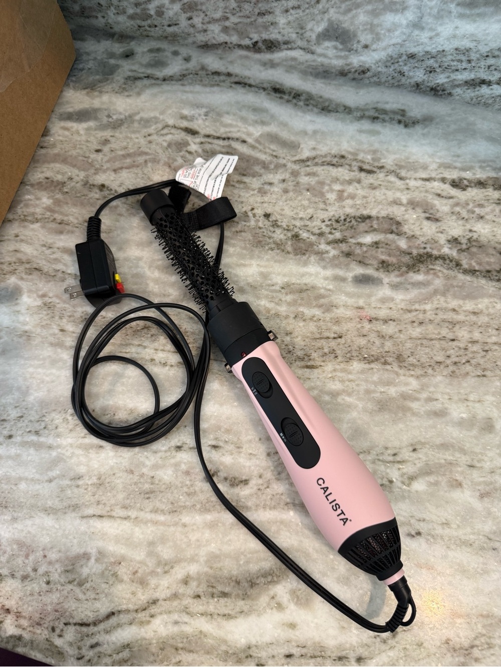 Calista Pink Rotating Hot Air Brush Styler